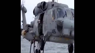 Helicopter aerial refuelling in Deap sea [upl. by Luy]