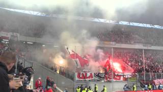 Bengalo Alarm  Spielunterbrechung Chaos  MSV Duisburg  Fortuna Düsseldorf  290416 F95 [upl. by Khalil]