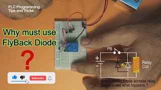 Why we use Flyback or free wheeling Diode with relay  flyback diode dc motor [upl. by Aenit]