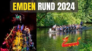 Emden Rund 2024  Drachenboot Lampionfahrt amp Regatta in der grünen Hölle 🌳 [upl. by Atima]