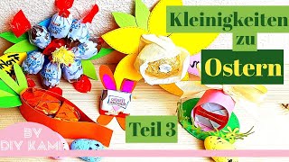 🐤🌿Oster DIY ROCHER Ferrero Küsschen Kinder Bon Geschenkideen 🍀🐤 Last Minute einfaches basteln [upl. by Redliw]