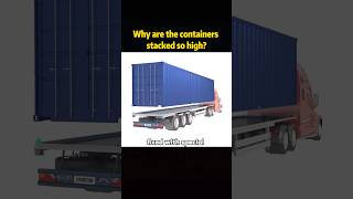 Why are the containers stacked so highcontainer high freighter design youtube foryou fyp [upl. by Loretta842]