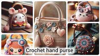 Crochet hand purse  Beautiful crochet hand purse  crochetpatterns [upl. by Strickland429]