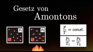 Das Gesetz von Amontons EINFACH erklärt  Formel Beispiel Physik [upl. by Neel]