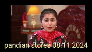 pandian stores serial today episode Nov 8 [upl. by Nortal]