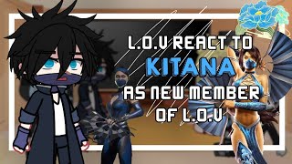 LOV react to Kitana as New member of LOV  My Au 11 🇧🇷🇺🇲 [upl. by Aneetak]