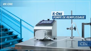 K One  Pompe péristaltique de précision  Par CDA 2018 [upl. by Liborio]