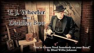 T J Wheeler plays Blind Willie Johnson on a C B Gitty Diddley Bow [upl. by Ttayw594]