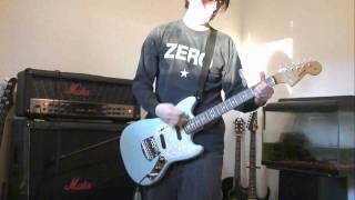 Fender Mustang Stock vs Dimarzio Air Norton S Neck pickups [upl. by Rofotsirk]