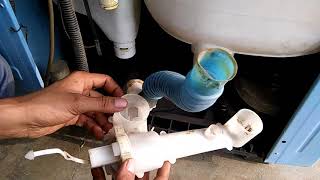 washing machine repairing amp washing machine drain assembly Kaise change kare [upl. by Yesdnyl]