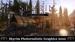 Skyrim Special Edition Best Photorealistic Graphics 2020  ReEngaged ENB [upl. by Laddy]