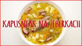 👉Kapuśniak z kiszonej kapusty na żeberkach👈🍽 [upl. by Kiah]