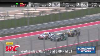 PWC 2015 at COTA on CBS Sports Network Wednesday March 18 at 800 PM ET [upl. by Osmund]