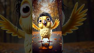 The Cute Parrot Wanted To Be Handsome but …😰💀horror funny cockatielsinging babybird parrot [upl. by Gaillard720]