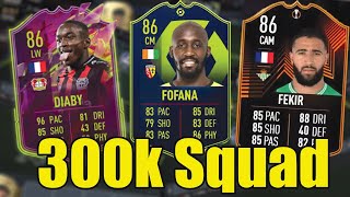 FIFA 22 ULTIMATE TEAM POTM 86 FOFANA AND RULEBREAKER 86 DIABY 300K SQUAD BUILDER [upl. by Crofton168]