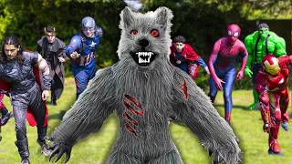 Werewolf VS Superheroes  The Ultimate Squid Game [upl. by Anali777]