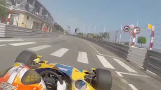 Onboard Monaco Historic F1 GP 2018  MFT driver  Fabrice Pantani [upl. by Etolas]