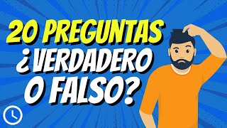 20 PREGUNTAS ¿VERDADERO O FALSO 7  TEST BÍBLICO [upl. by Odette703]