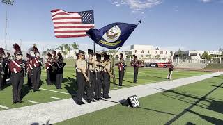 PVHS NJROTC Color GuardNational Anthem 8182023 [upl. by Alrep282]