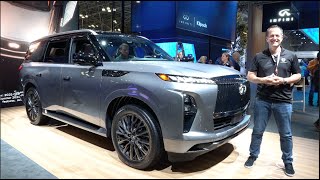 Is the 2025 Infiniti QX80 a BETTER full size luxury SUV than a Cadillac Escalade [upl. by Auberbach]