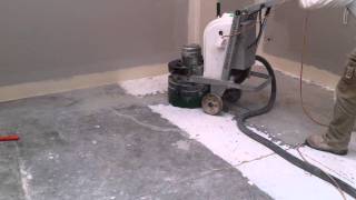 Paint removal with concrete grinder [upl. by Syd]