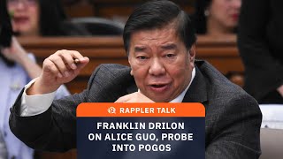 Rappler Talk Franklin Drilon on Alice Guo probe into POGOs [upl. by Delsman]