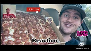 Reaction to Donatos Bakery Crust Pizza Review [upl. by Gwyneth]