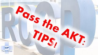 Revision tips for the Applied Knowledge Test AKT  how to pass [upl. by Olfe]