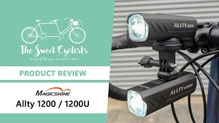 Magicshine Allty 1200U  1200 Bike Headlight Review  feat LightSync Control  USBC  Garmin Mount [upl. by Tymon]