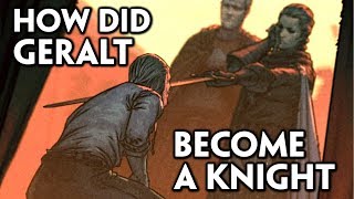 Thronebreaker How Geralt Got Knighted by Queen Meve as Geralt of Rivia  The Witcher Tales [upl. by Arahd]