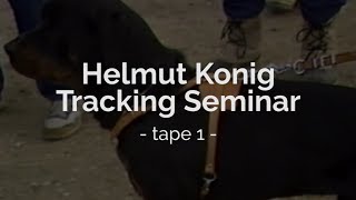 Helmut Konig Tracking Seminar  Tape 1 [upl. by Ok]