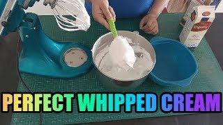 whipped cream recipe for cake frosting [upl. by Airdnek]