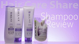 Shampoo Review Biolage Hydra Source Shampoo [upl. by Anayet]