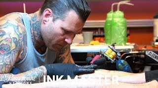 Cleen Rock One Vs James Vaughn  Ink Master Season 7 [upl. by Laeahcim]