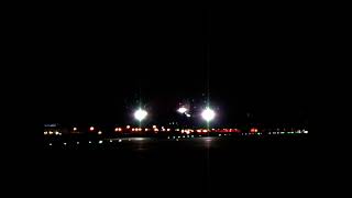 Heathrow night operations with a full afterburn Concorde takeoff [upl. by Donahue]