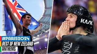 🇳🇿 The best of New Zealand at Paris 2024  Anthems [upl. by Anaujik551]