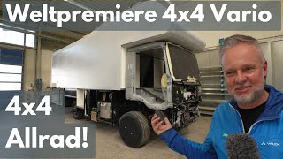 WOHNMOBIL WELTPREMIERE  Der 1 Vario Mobil 4x4 Allrad und Sven Herzog verbeugt sich 🔴 [upl. by Ezzo412]