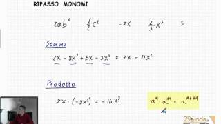 Ripetizioni di matematica  I monomi  Le videolezioni di 29elodeit [upl. by Niaz]