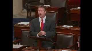 Rand Paul Opposes Nomination Of Obamas Drone Policy Guru To Bench May 21 2014 [upl. by Imena]