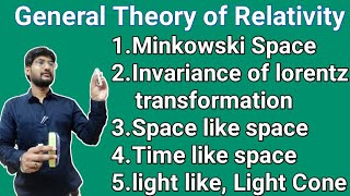 Minkowski space time  four dimensional space time continuum  spacelike timelike lightlike interval [upl. by Ochs]