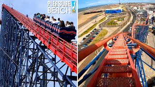 The Big One at Blackpool Pleasure Beach 2024  On Ride POV amp Off Ride 4K [upl. by Fulks]