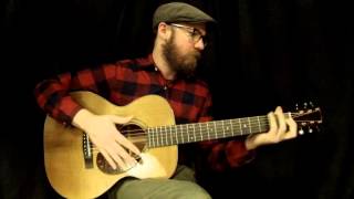 Acoustic Music Works Guitar Demo  Huss amp Dalton T0014 Thermo Cured Adi Mahogany [upl. by Konikow]