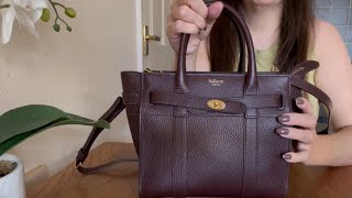 Mulberry Mini Zipped Bayswater  Mulberry Work Bag  Always Sophie [upl. by Ahsilra]