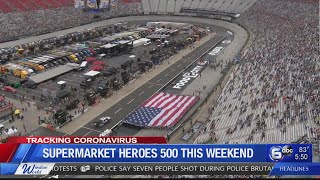 Former NASCAR drivers talk about Supermarket Heroes 500 taking place without fans [upl. by Lithea]