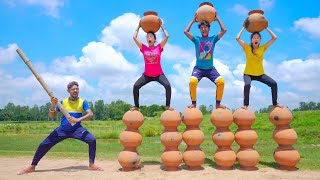 New Dhamaka Funny Game Funny Video 2024 Amazing Totally Funny Video 2024 By Fun Tv 24 [upl. by Cammie]