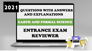 Entrance Exam Reviewer  Common Questions with Answers and Explanations in Earth and Formal Science [upl. by Clifford]