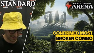 CONFIRMED MOST BROKEN COMBO  Temur Ramp  Standard  MTG Arena [upl. by Eskill]