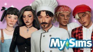 Recreating My Sims Characters in The Sims 4  The Sims 4 Create a Sim [upl. by Elbag]