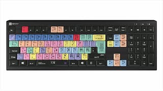 Logickeyboard for Adobe Premiere Pro CC PC ASTRA 2 Backlit Keyboard UK English [upl. by Yelich]