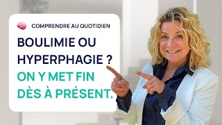 BOULIMIE OU HYPERPHAGIE  3 TECHNIQUES POUR Y METTRE FIN DÈS MAINTENANT [upl. by Evetta]